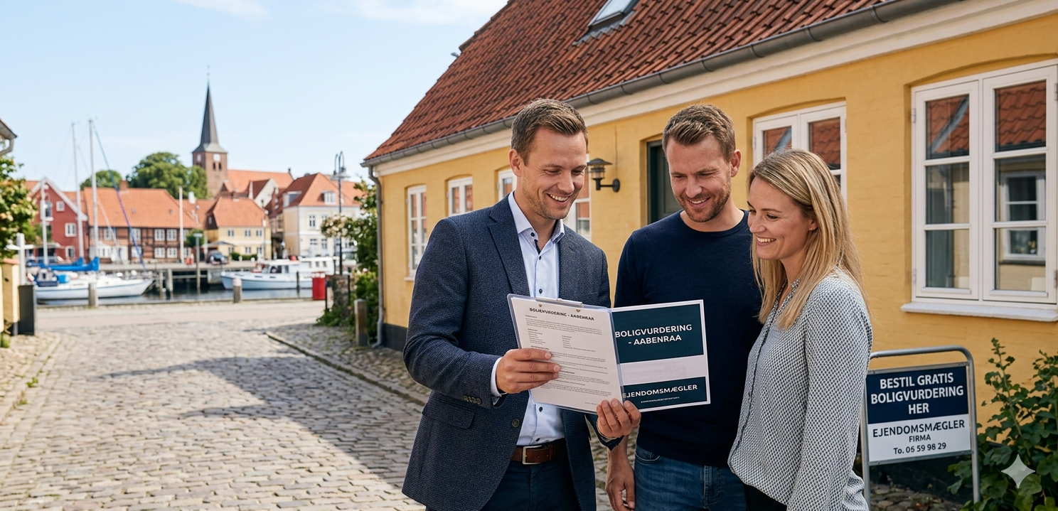 Boligvurdering Aabenraa – gratis mæglervurdering ved Aabenraa Fjord og tre fjorde