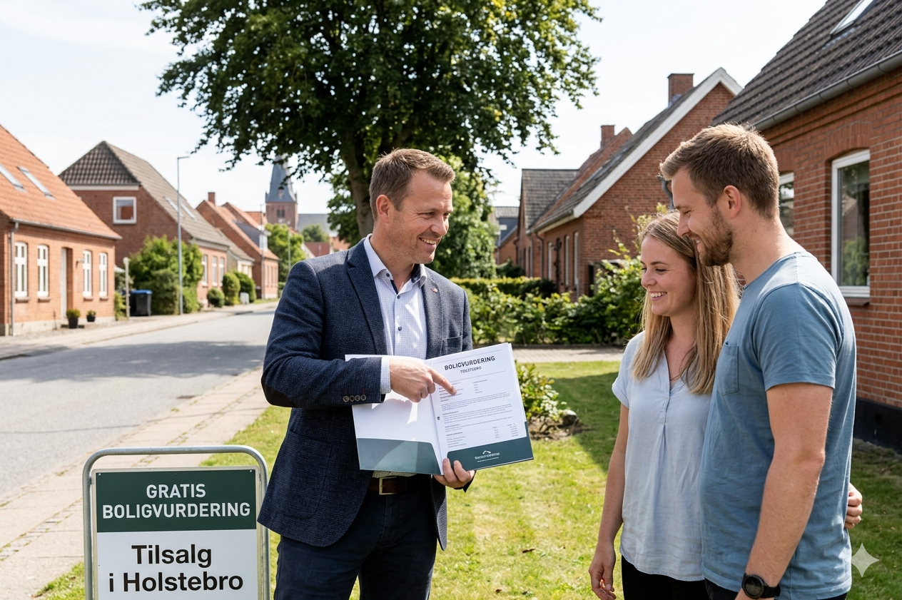 Boligvurdering Holstebro – gratis mæglervurdering i Vestjyllands kulturhovedstad