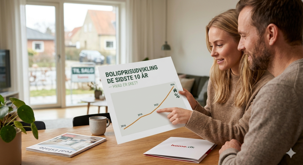Boligprisudvikling de sidste 10 år — hvad er sket?